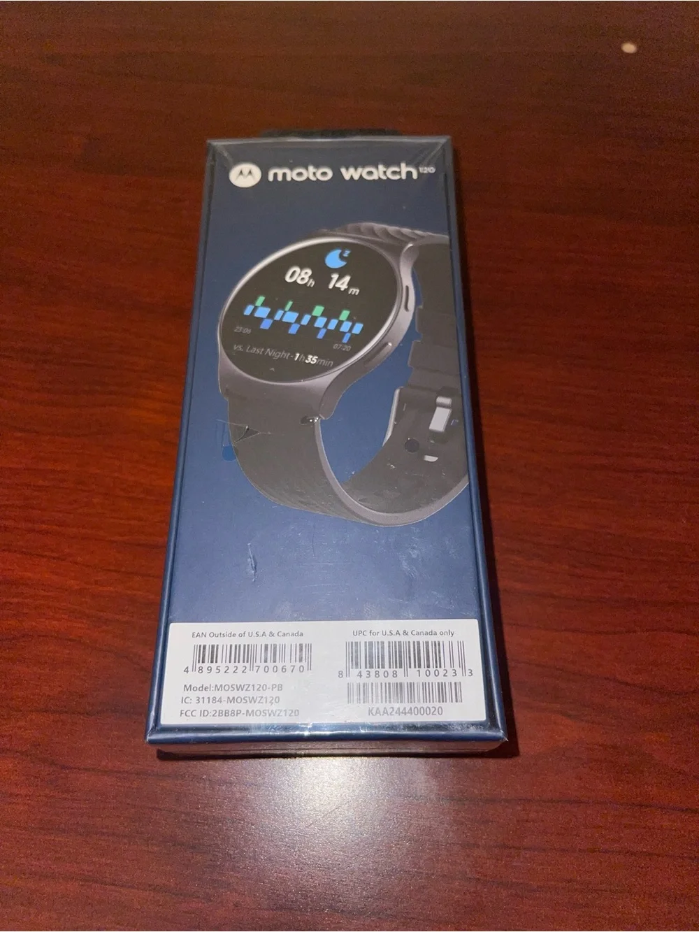 Motorola Moto Watch 120 Smartwatch - Black